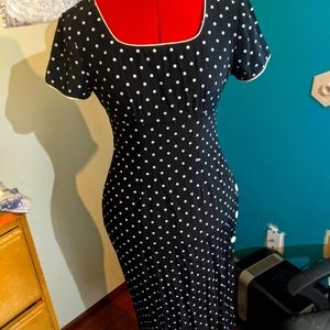 Vintage Midi length wiggle dress